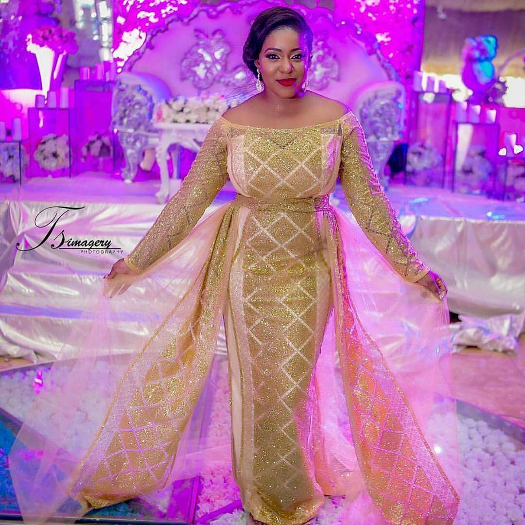 When Your Wedding Reception Dress Brags Different!