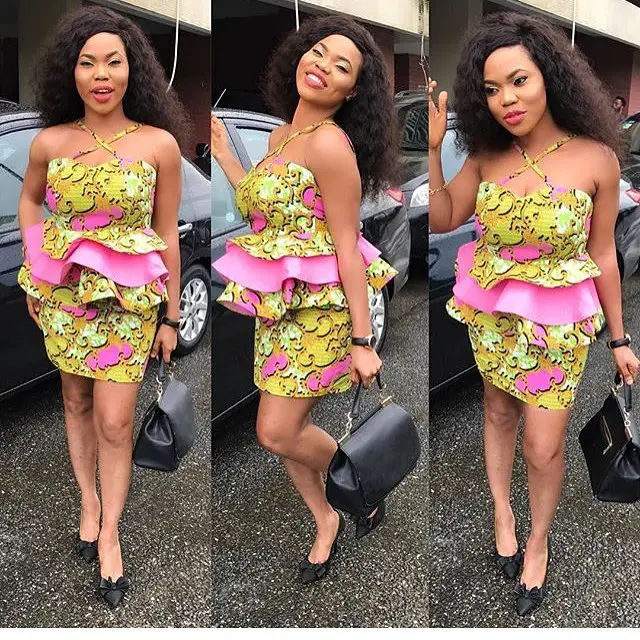 Here Are The Sweetest 2017 Short Ankara Gowns!