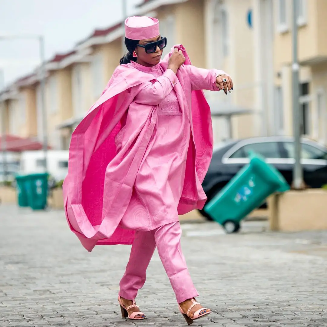 Believe us when we say, As A Fashionsta You Need To Join In On The Women Agbada Gang Style. 