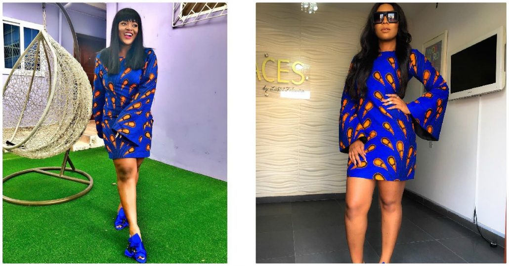 Rhonke Fella Or Jackie Appiah Who Rocked This Beautiful Ankara Dress Best?