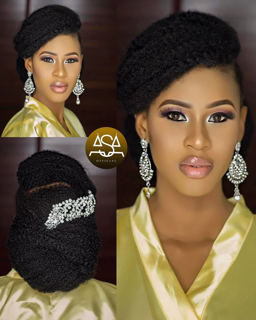 Elegant Hairstyles For Nigerian Brides