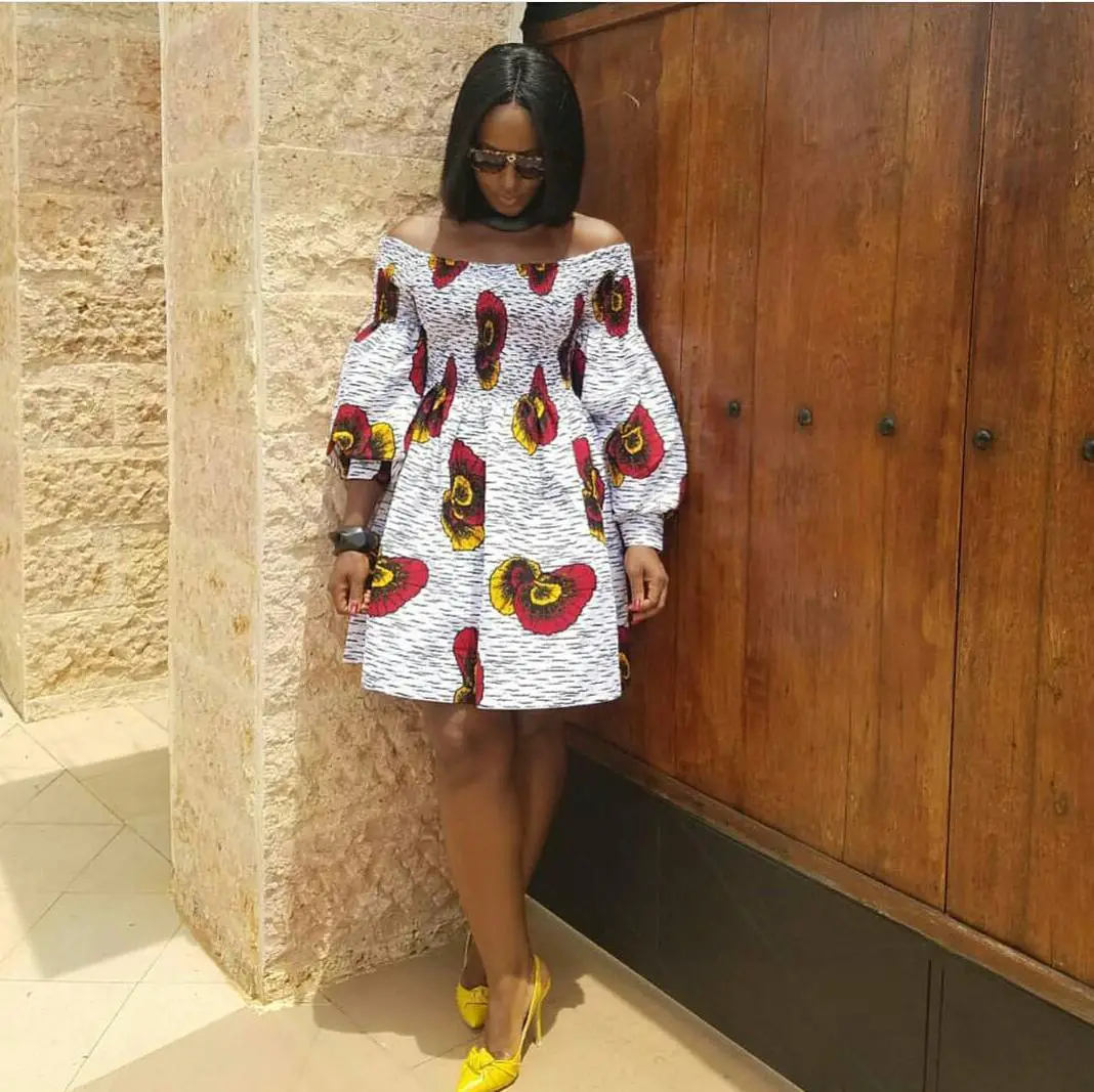 Fabulous Collections of Ankara Skater Dress the fashionable ladies are slaying. 