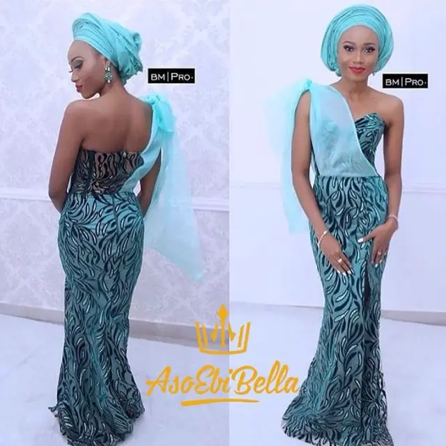 The Fabulous Aso Ebi Styles Perfect For Your Weekend Owambe Parties .