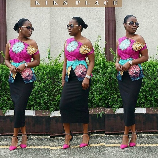 Now lets show you how Stunning Ankara Tops Came To Play Over The Weekend.