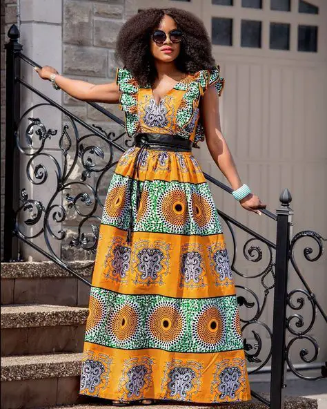Opt For The Latest Ankara Maxi Gowns Styles For Events