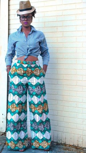Sweet Ankara Trousers For The Weekend – A Million Styles