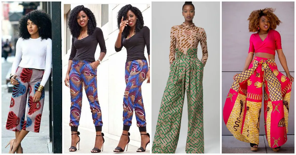 Sweet Ankara Trousers For The Weekend