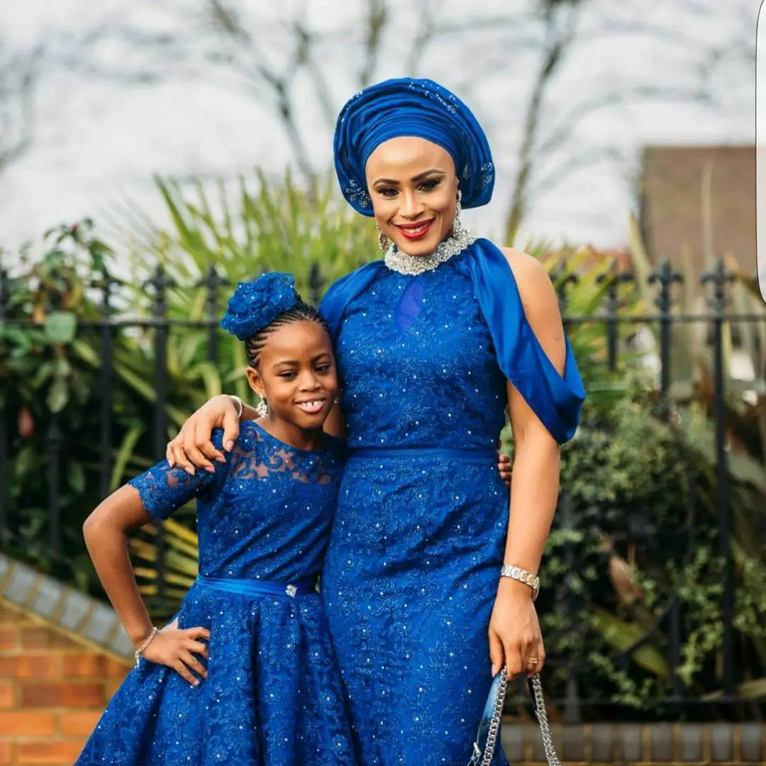 Great Blue Lace Asoebi Styles To Start Off The Week