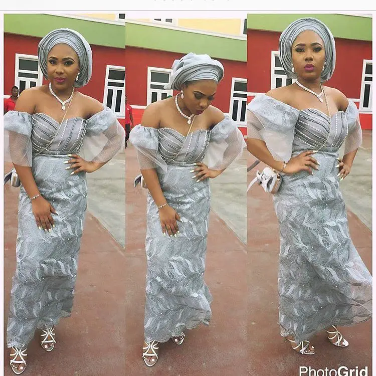 We Saw These Beautiful Latest Lace Asoebi Styles Over The Weekend