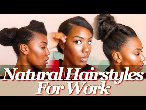 Here Are Some Simple Natural Hairstyles For Work