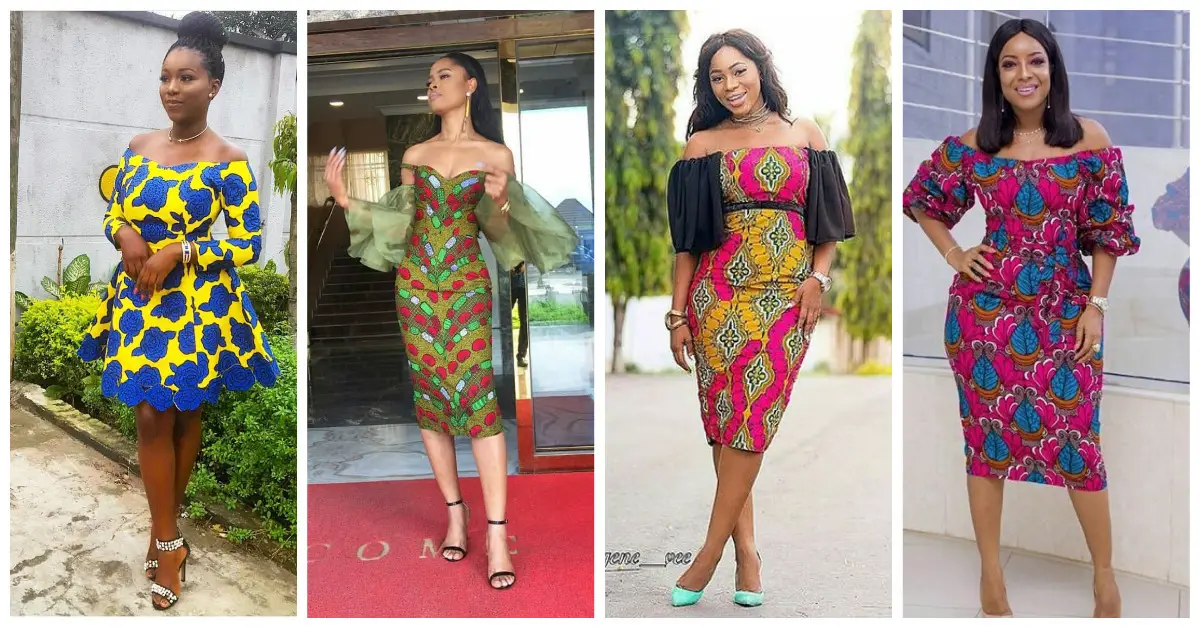 Choose Out Of These Latest Off Shoulder Ankara Styles