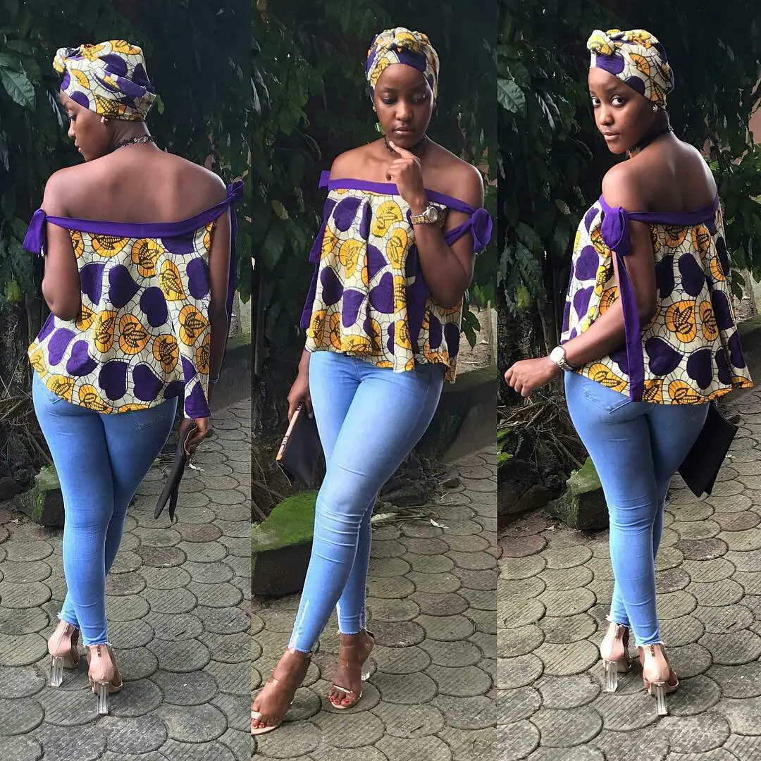 Easy Breezy! Beautiful Ankara Casual Tops For The Relaxing Weekend