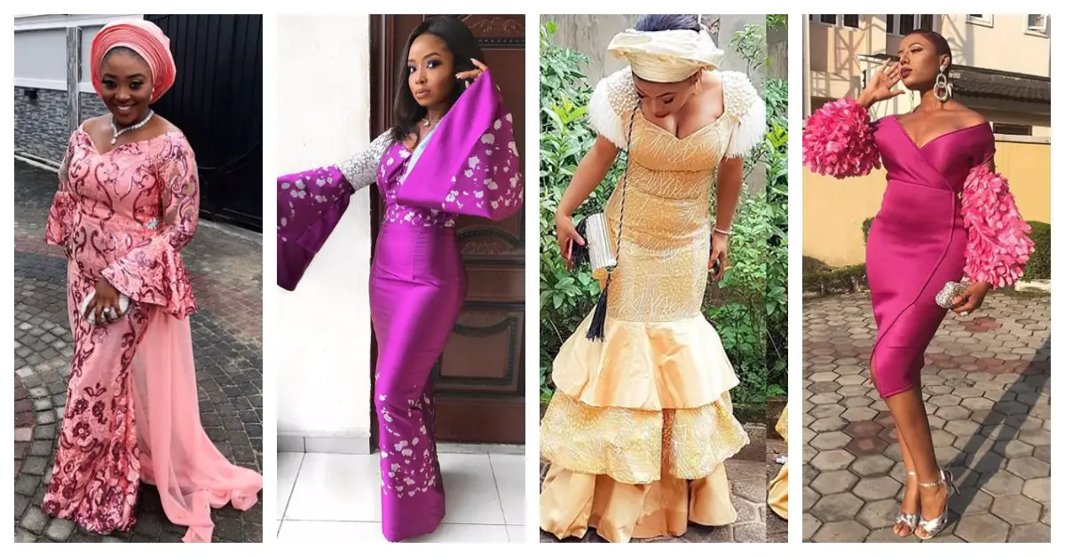 Check out these Beautiful And Sexy Aso Ebi Styles We saw Over the Weekend.