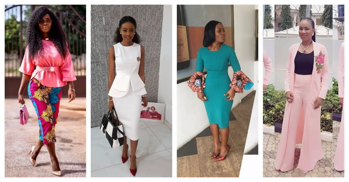 these Stylish Business Casual Attire Fashion Divas Are Slaying To Work. 