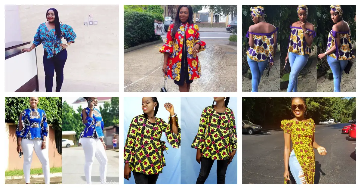 Easy Breezy! Beautiful Ankara Casual Tops For The Relaxing Weekend