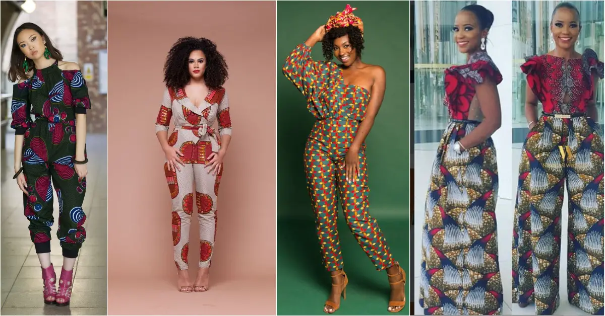 Rep Your Hood In Great Ankara Jumpsuits Styles!