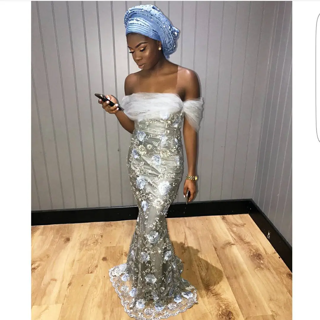 The Ladies In Silver Asoebi Styles Came To Play