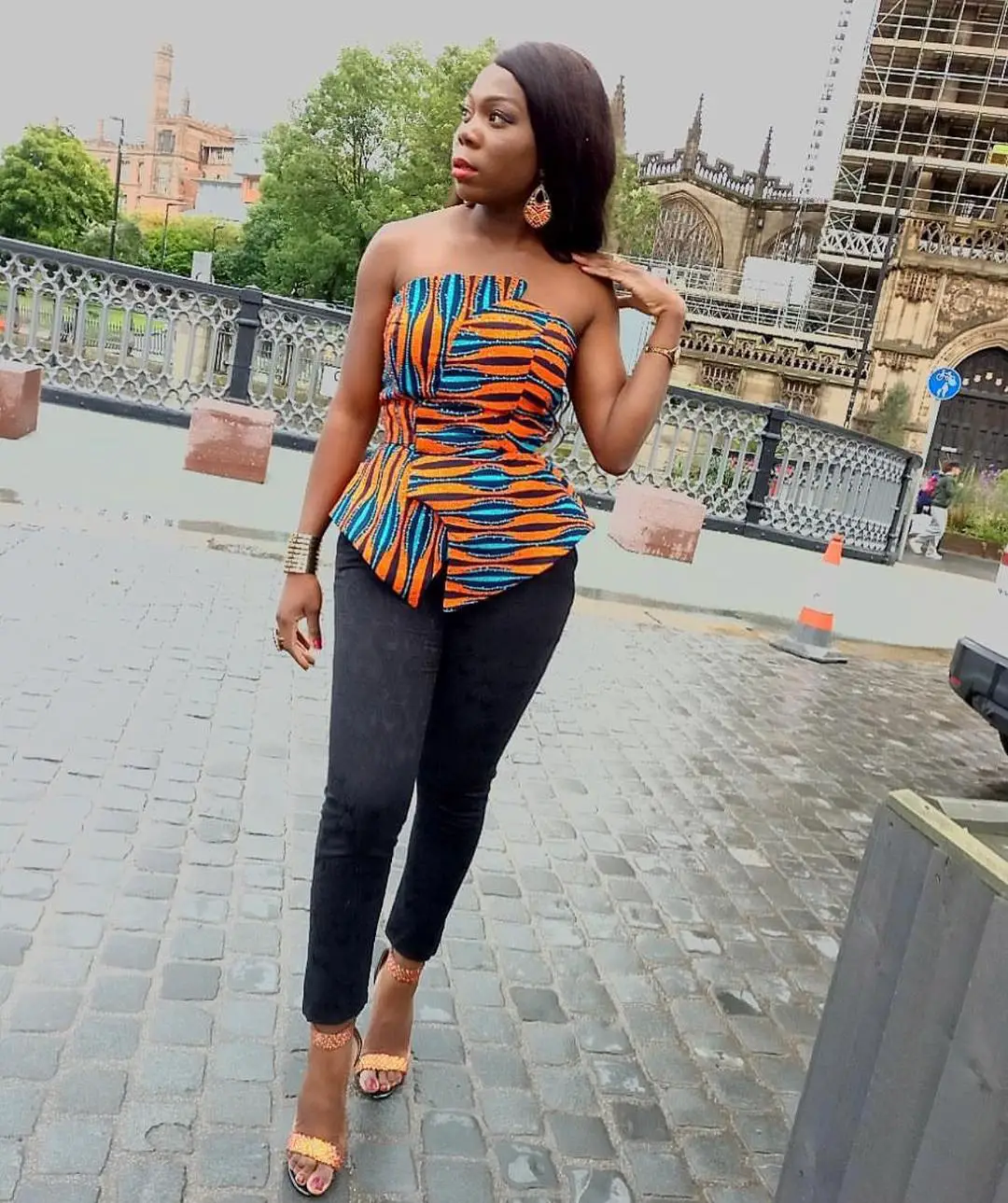 Glide Into The Weekend In Chic Ankara Top Styles