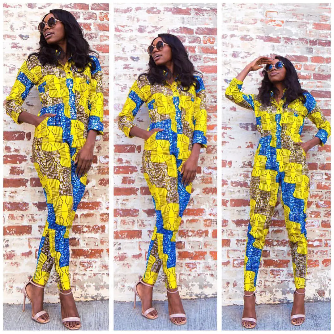 Set The Fashion Pace In These Trendy Latest Ankara Jumpsuits