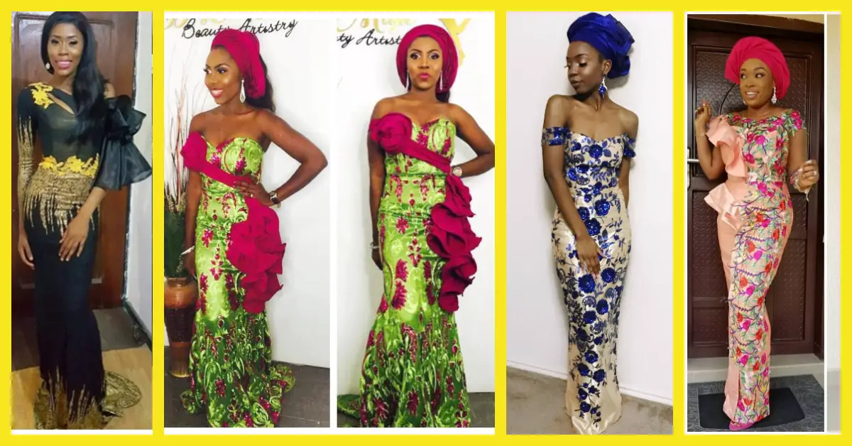 Beautiful Fabrics, Stunning Asoebi Styles!