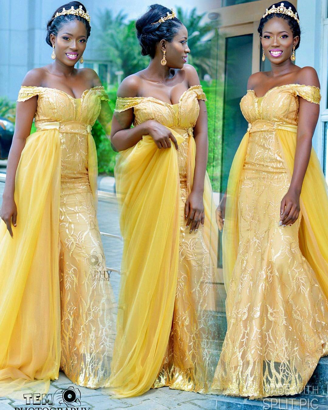 These Bridal Reception Gowns With Trains Are Lit!