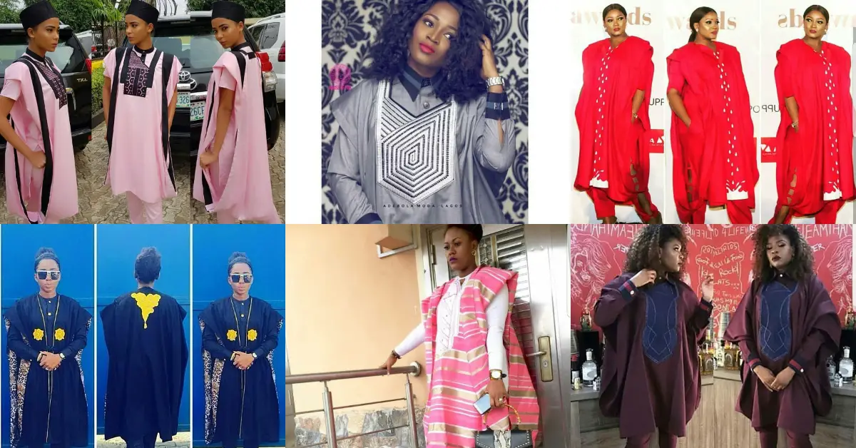 Fabulous And Stunning Women Agbada Trends Flooding The Gram This Season