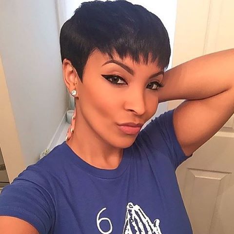 Got Short Relaxed Hair? Check Out A Cute Way To Style It ... (480 x 480 Pixel)