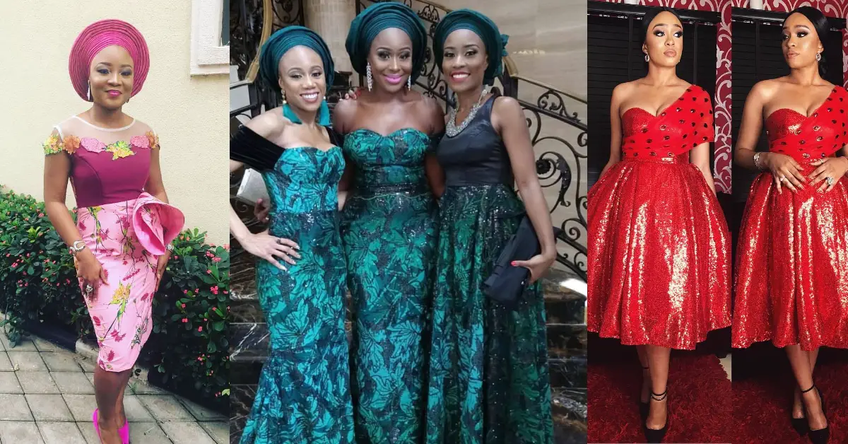 The Elegant And Stunning Aso Ebi Styles From The Weekend