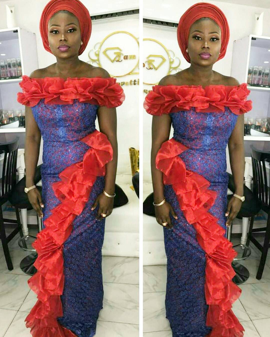 These Sexy Lace Asoebi Styles Are Sugar And Spice, Everything Nice!