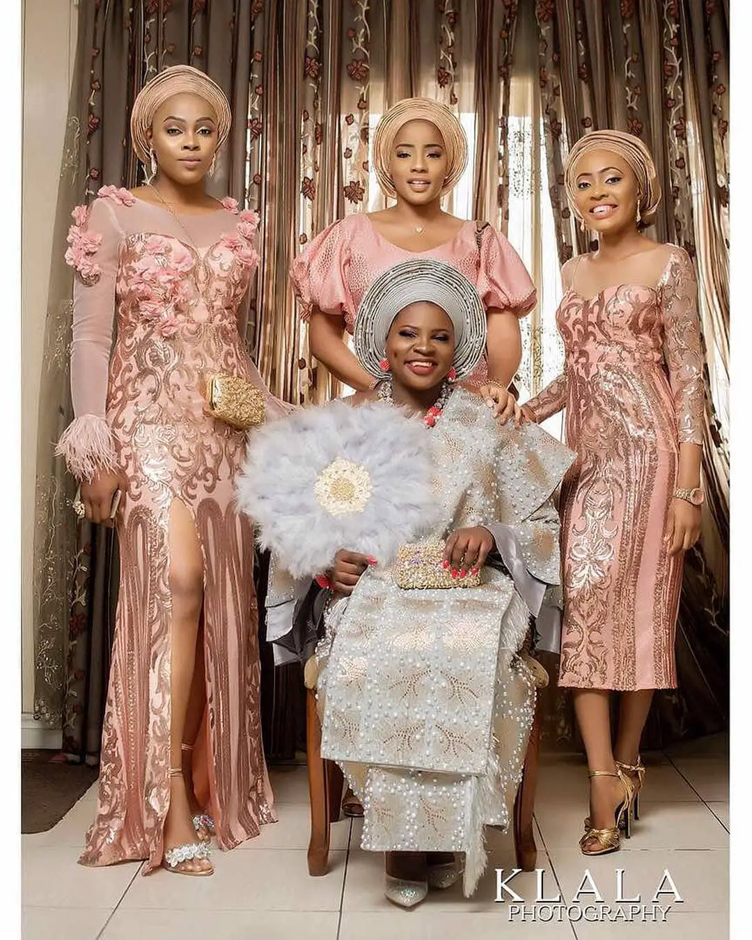 Wedding Guests Slaying Lace Asoebi Outfits