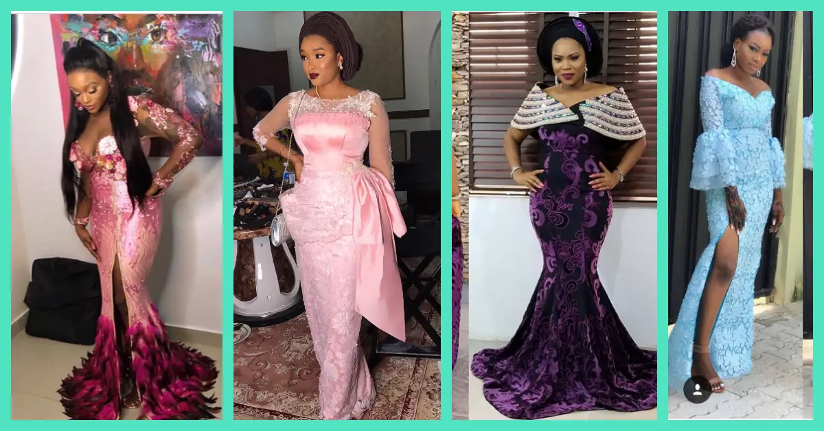 Stunt On Them In These Magnificent Lace Asoebi Styles!