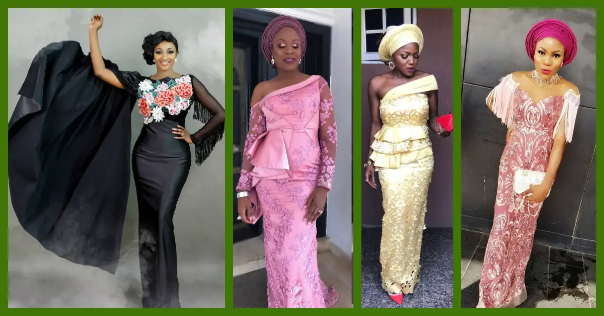 Clear The Way, The Most Fabulous Asoebi Lace Styles Are Here!!
