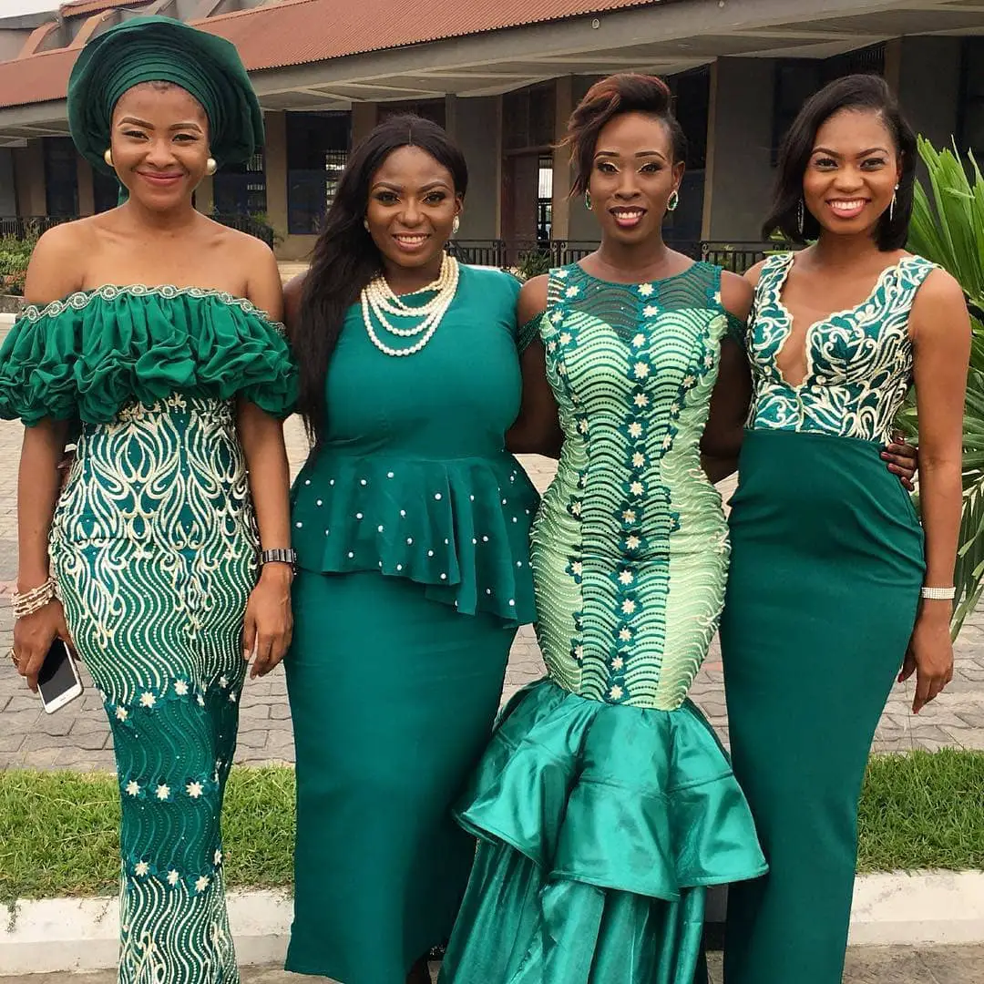 Super Classy Asoebi Lace Styles From The Gram