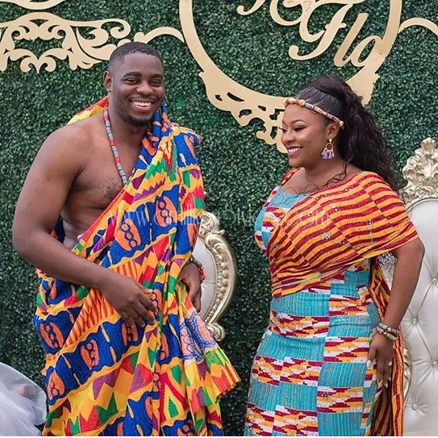 Beautiful Kente Styles For Ghanaian Marriage Ceremony 