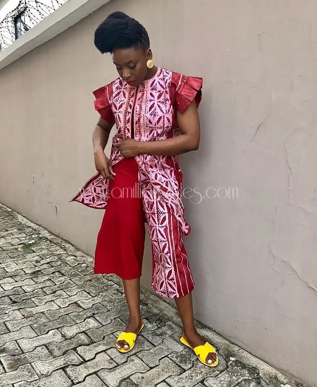 Ten Times Chimamanda Looked Stunning In Nigerian Designs