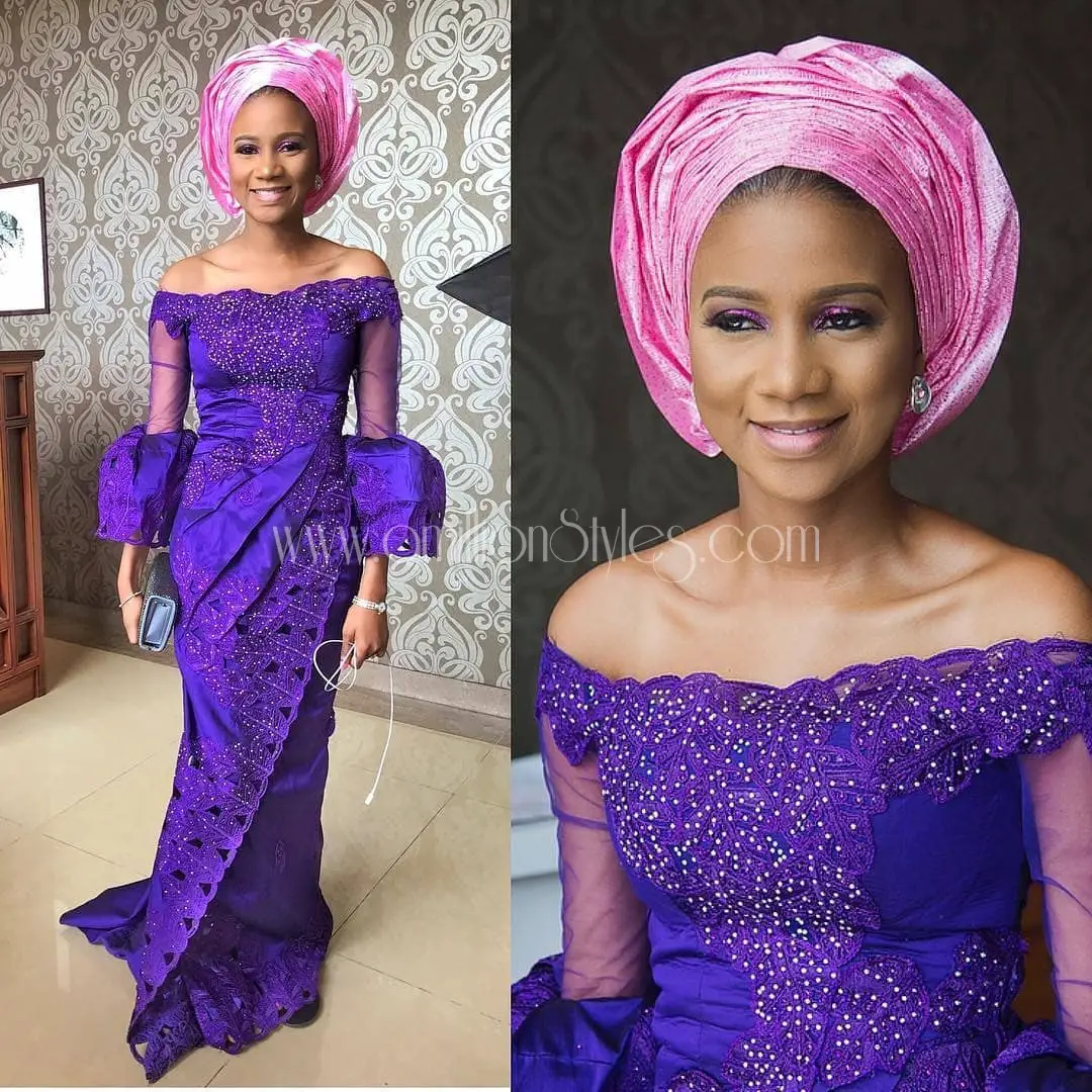 Click Here For Simple Lace Asoebi Styles That Stand Out