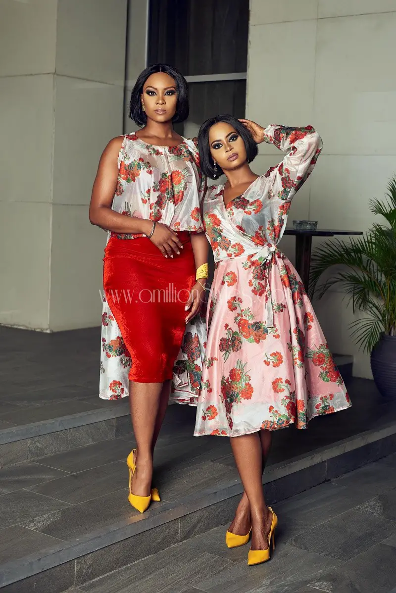 It’s Blazing Hot As Osas Ighodaro Models For Omowunmi Akinnifesi’s New Lookbook 