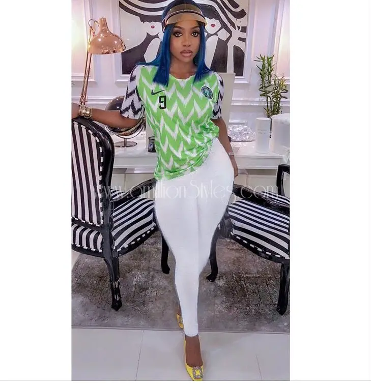 See How Our Favorite Celebs Styled The Nigerian Jersey
