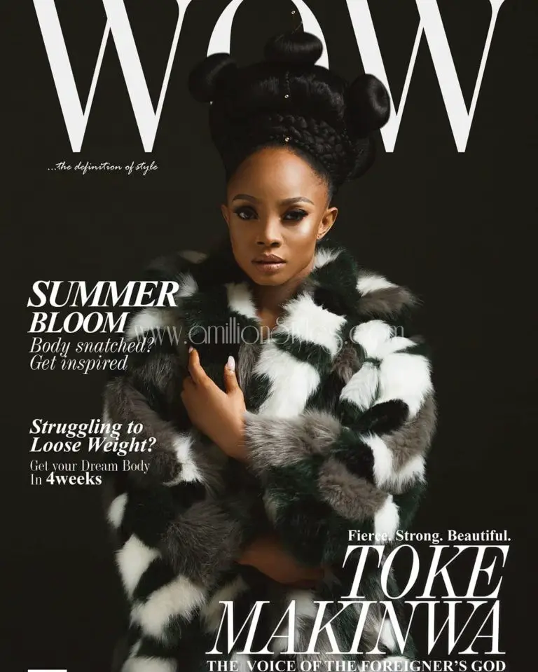 Toke Makinwa Chanels Her Inner Nubian Queen In This Cover For Wow Magazine 