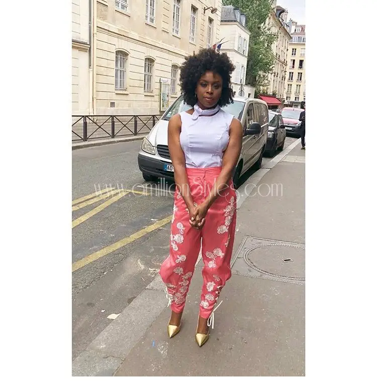 Chimamanda Adichie Steps Out In Ladunni Lambo For Christian Dior’s Haute Fashion Show