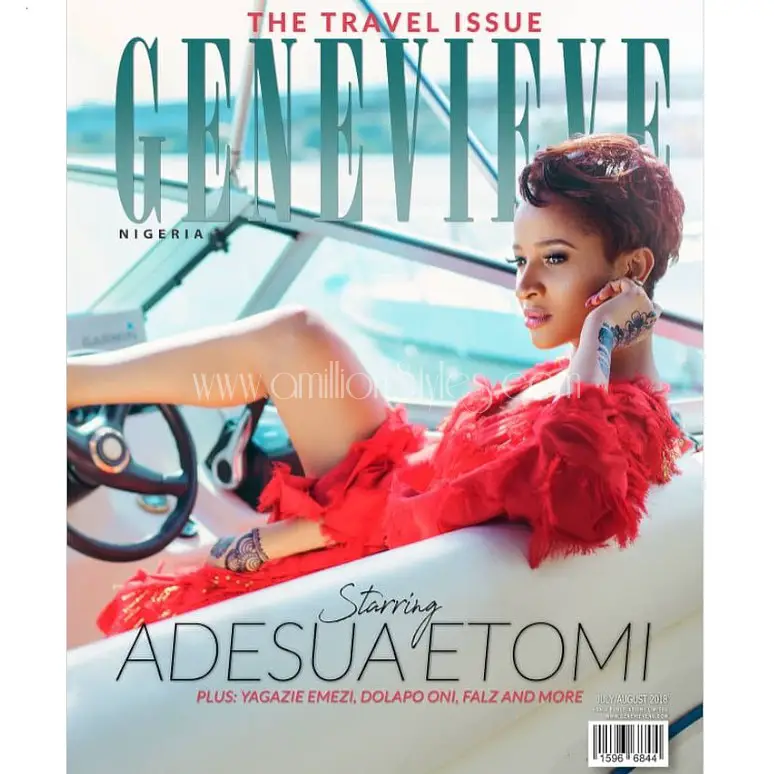 Adesua Etomi Is The Cover Star For Genevieve Magazine Travel Issue