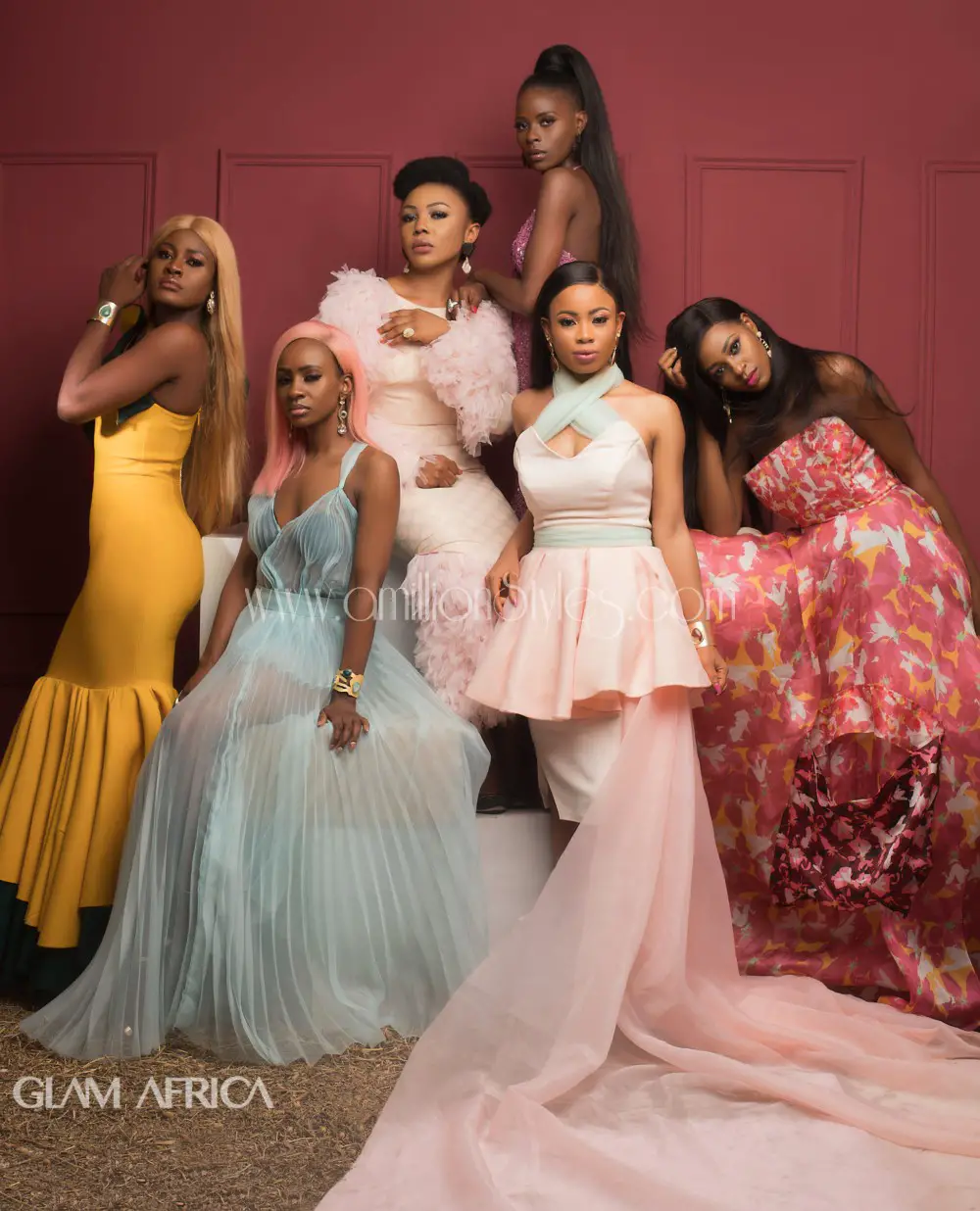 Bbnaija 2018 Girls Stun On The Cover Of Glam Africa Magazine