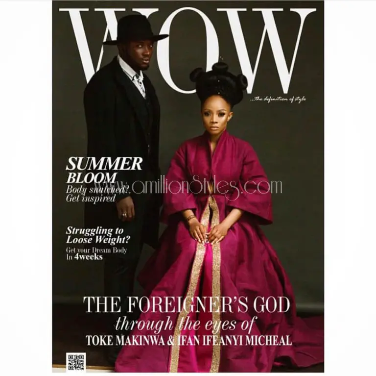 Toke Makinwa Chanels Her Inner Nubian Queen In This Cover For Wow Magazine
