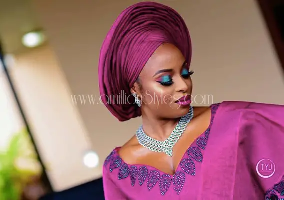 We Love All Of Beauty Blogger Ronke Raji’s Looks For Her Traditional Marriage 