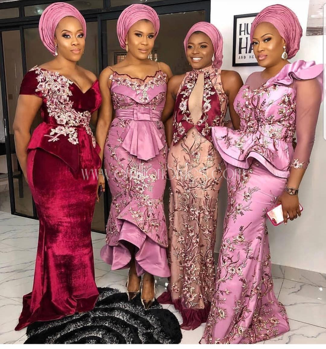 Here Are Some Wave Making Lace Asoebi Styles