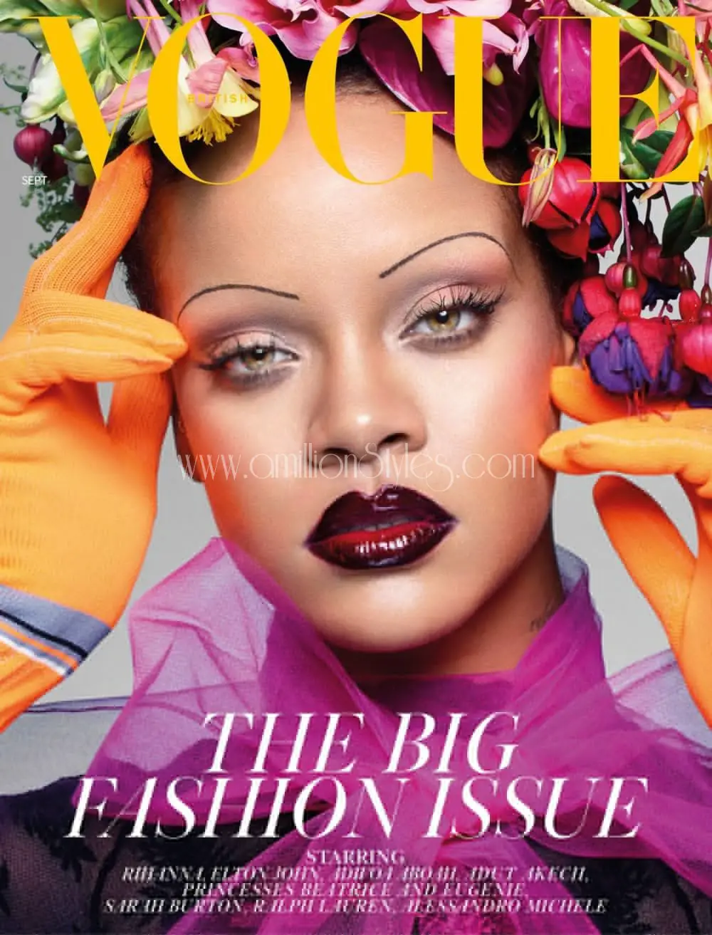 Rihanna Covers The Latest Issue Of British Vogue