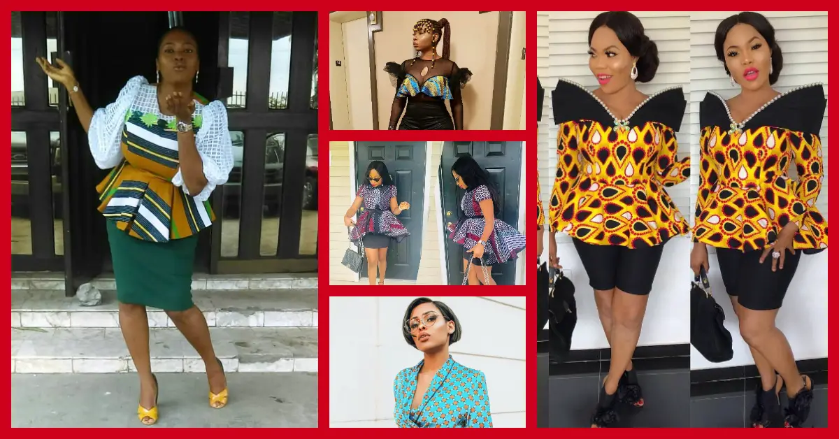 You Are Dulling If You Don't Own These Perfect Ankara Blouses