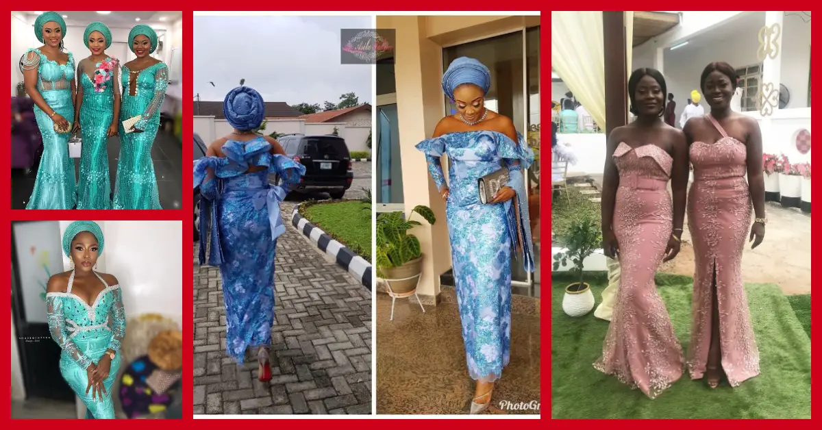 These 12 Lace Asoebi Styles Have Are Smoking Hawt!