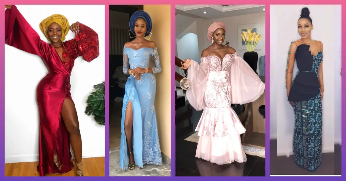 We Guarantee That You'll Find These Lace Asoebi Dresses Interesting
