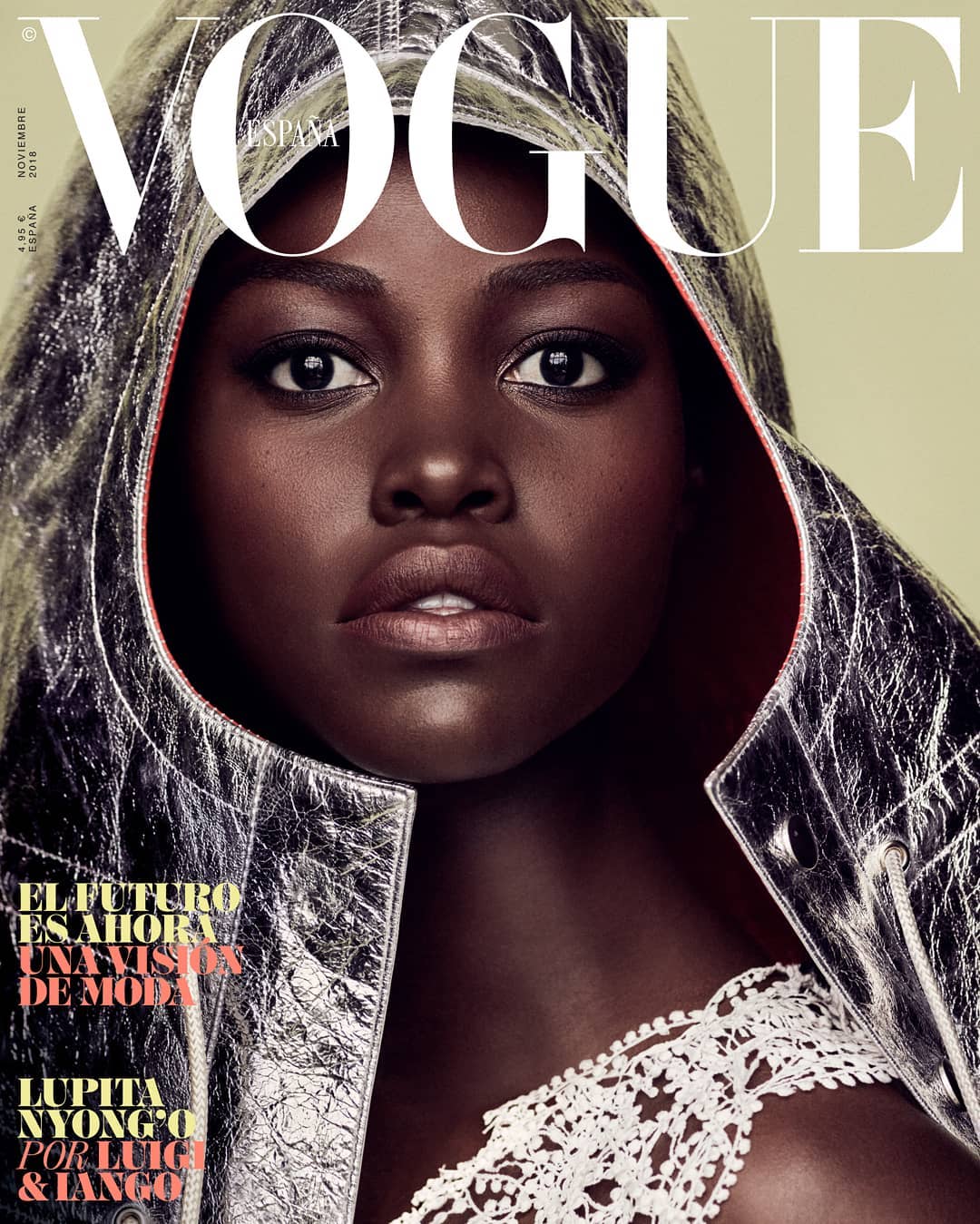 Lupita Nyongo Shines In All Her Melanin Goodness As She Covers Vogue Spain Magazine